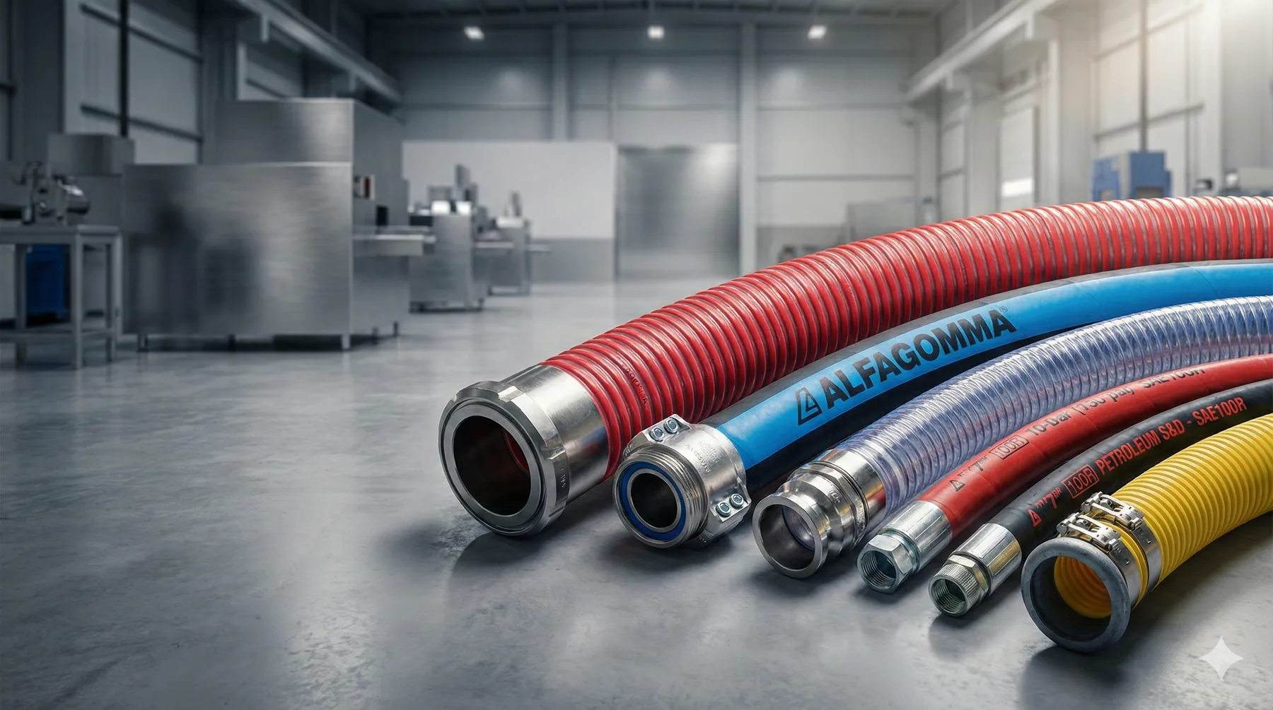 Tuyaux hydrauliques et industriels ALFAGOMMA