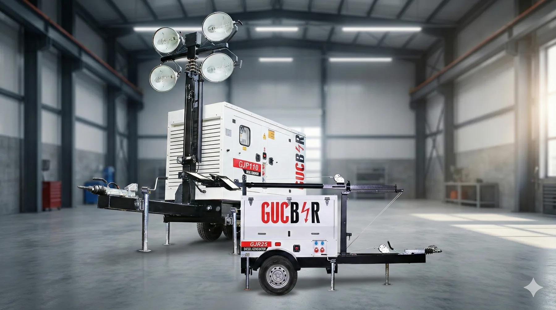 Mobile GUCBIR light tower